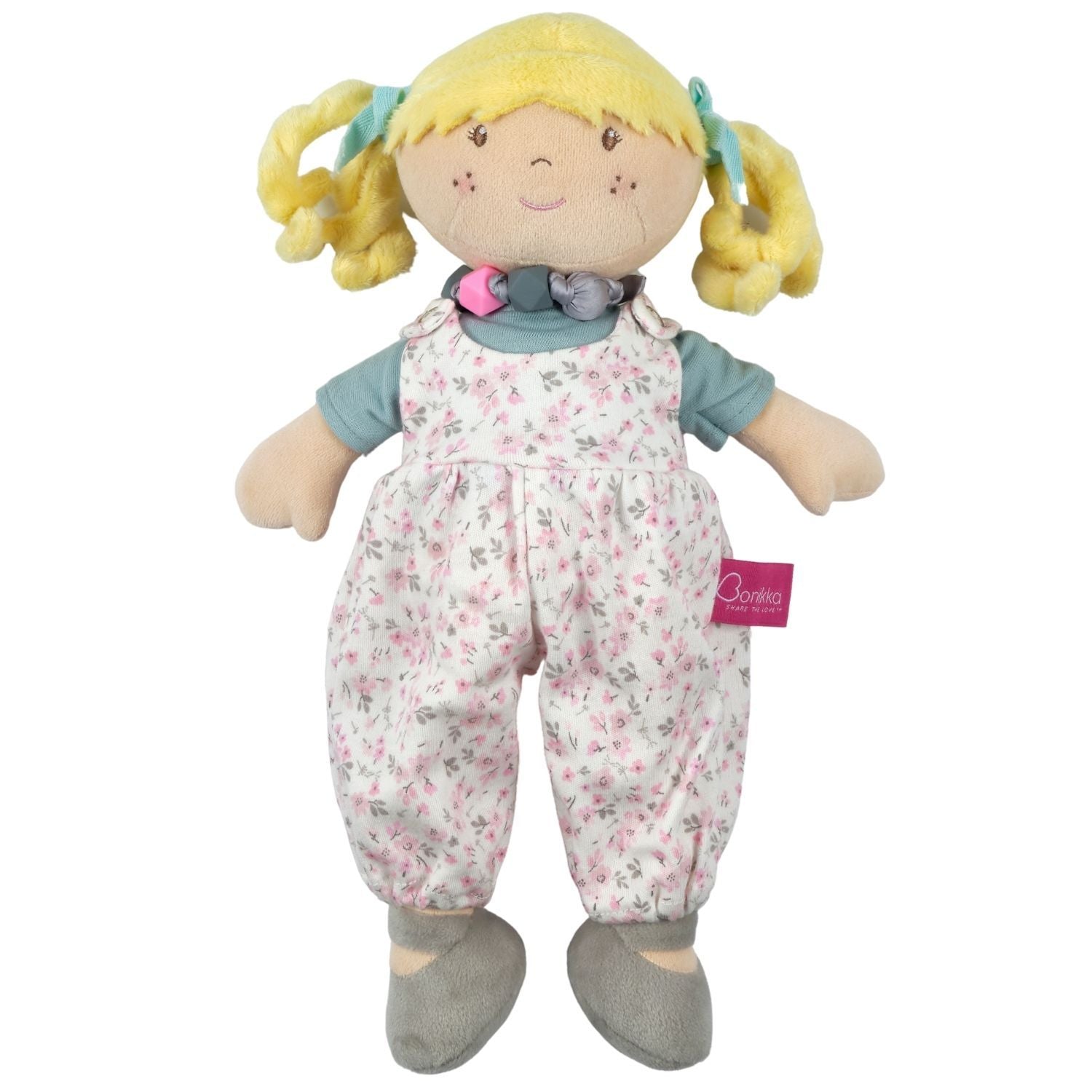 Lucy With Friendship Bracelet in Flower Printed Outfit Tikiri Toys   