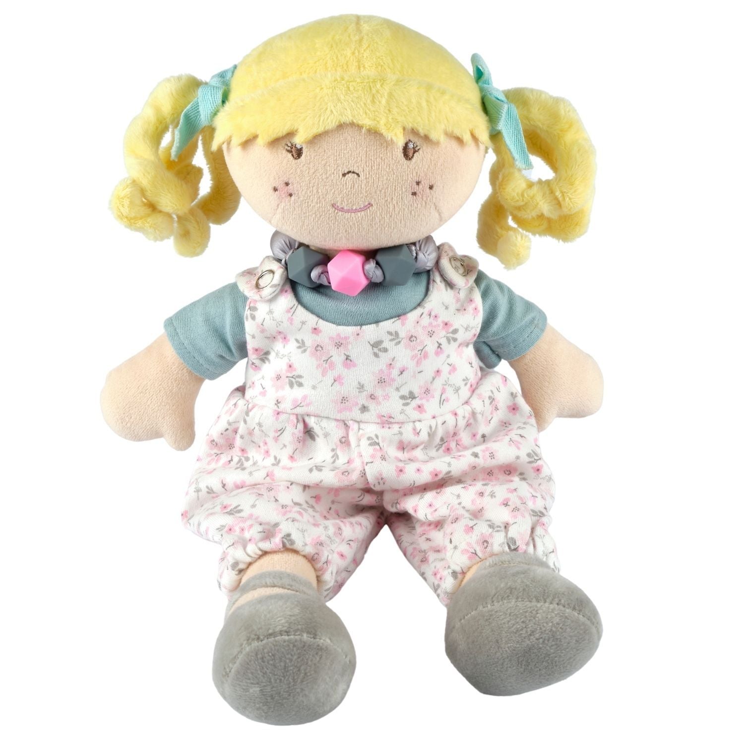 Lucy With Friendship Bracelet in Flower Printed Outfit Tikiri Toys   