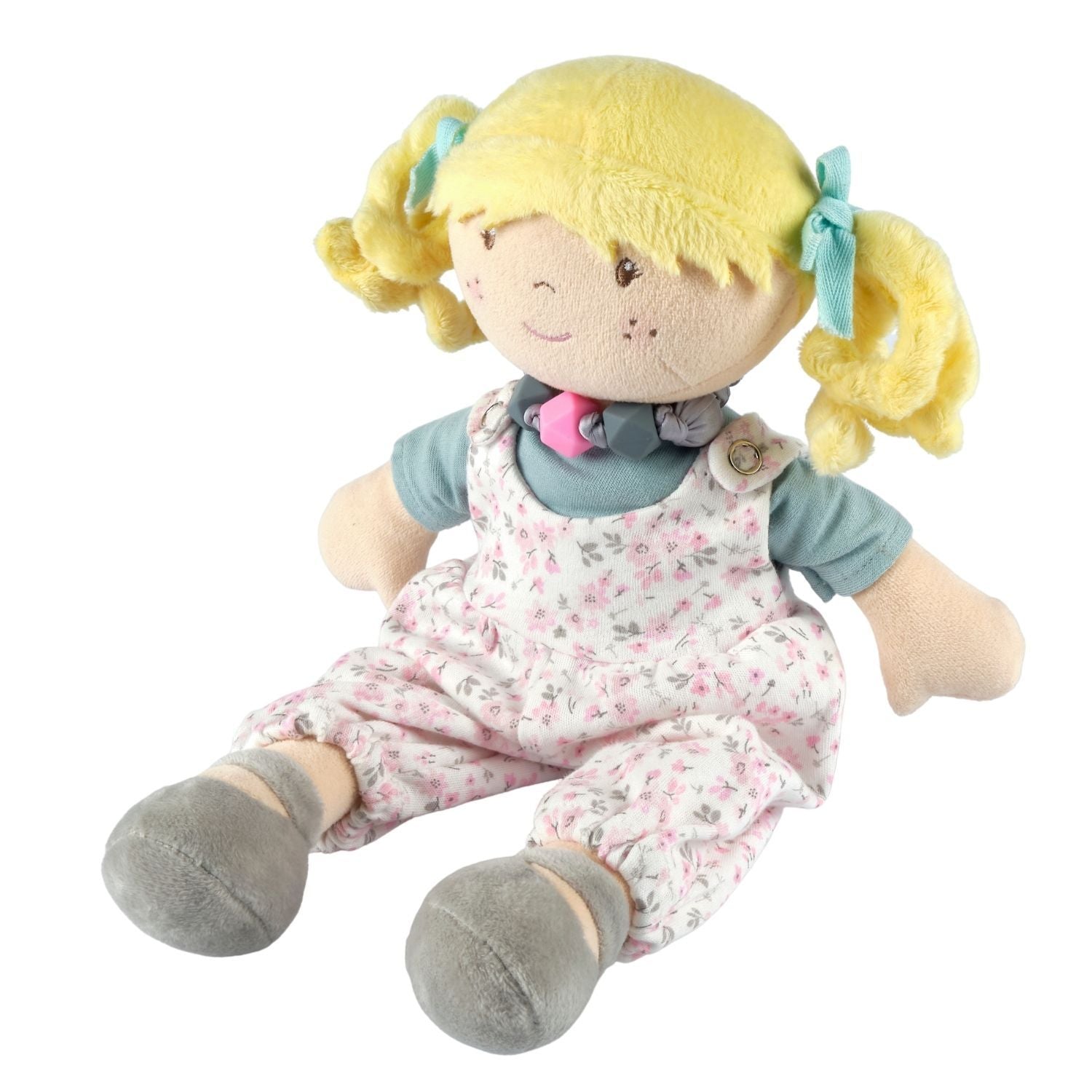 Lucy With Friendship Bracelet in Flower Printed Outfit Tikiri Toys   