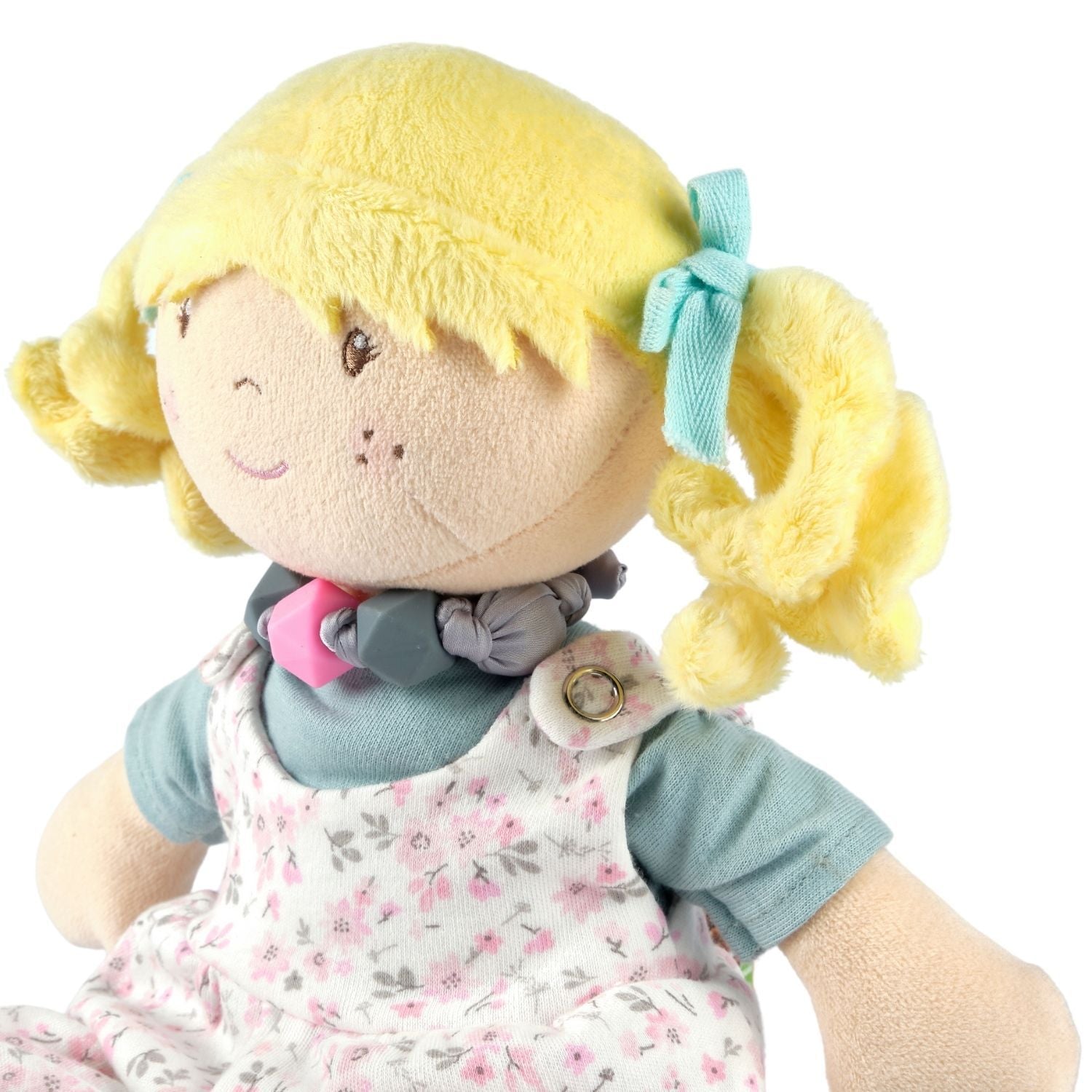 Lucy With Friendship Bracelet in Flower Printed Outfit Tikiri Toys   