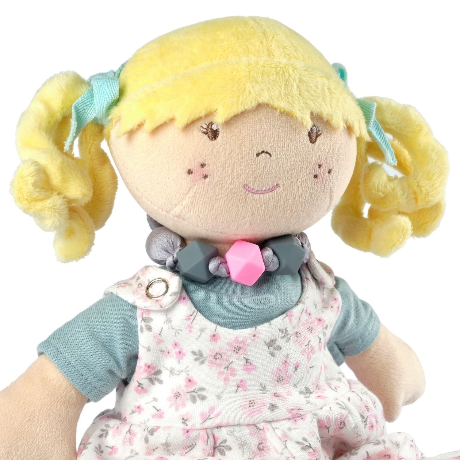 Lucy With Friendship Bracelet in Flower Printed Outfit Tikiri Toys   