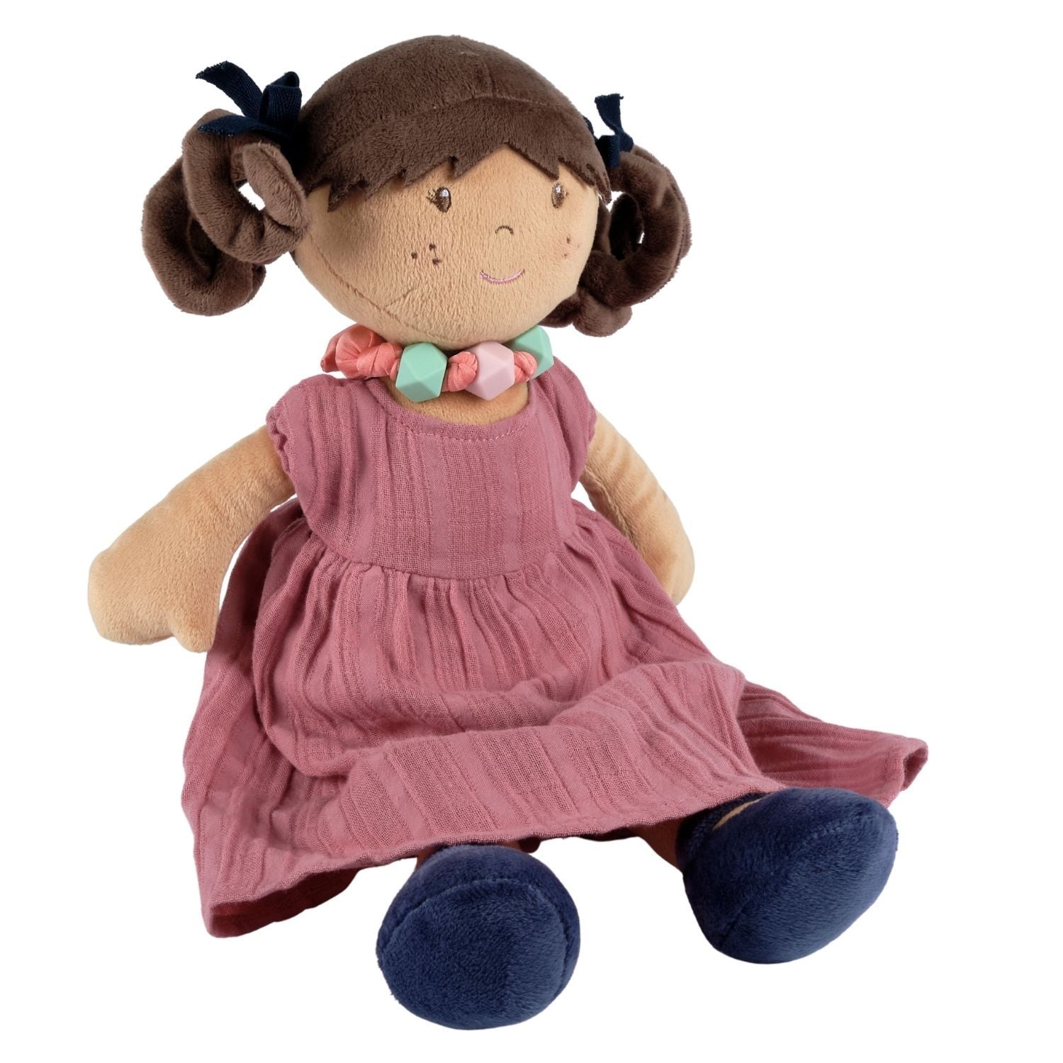 Mandy With Friendship Bracelet in Muslin Dress Tikiri Toys   