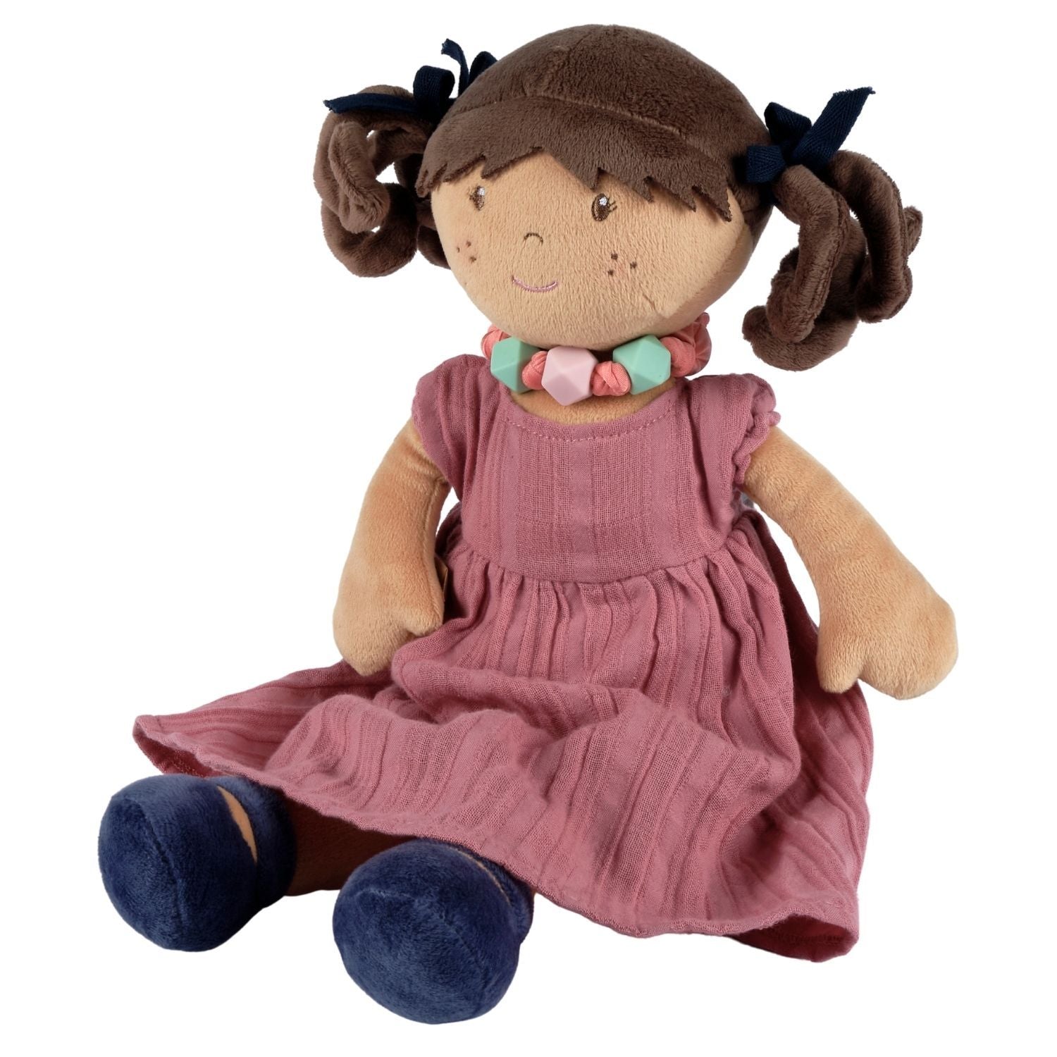 Mandy With Friendship Bracelet in Muslin Dress Tikiri Toys   