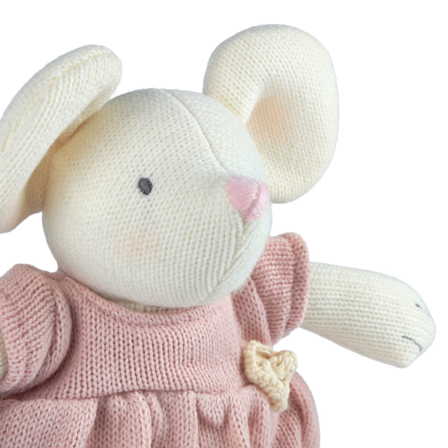 Meiya the Mouse Knitted Plush Tikiri Toys   