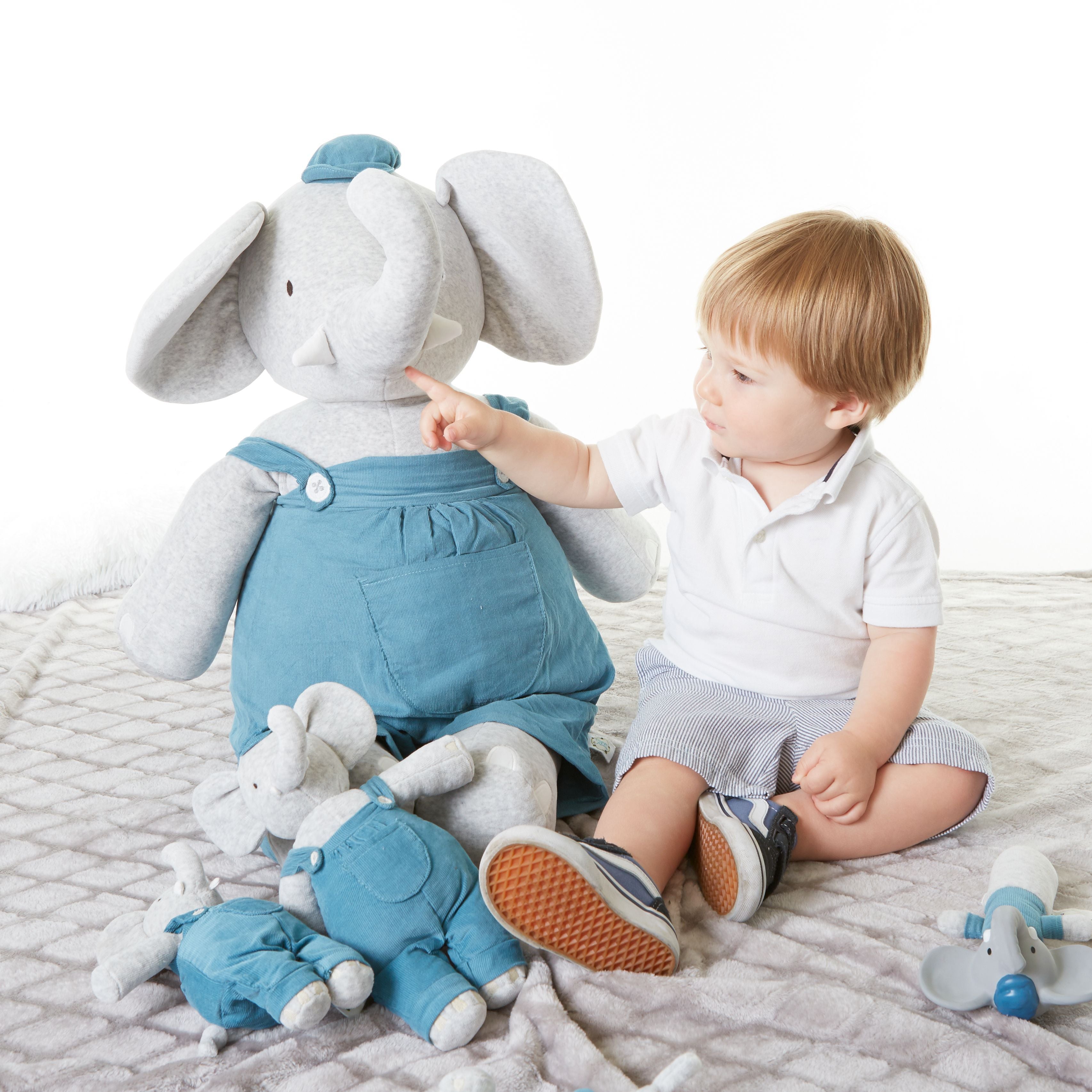 Alvin the Elephant Extra Large Plush Tikiri Toys   