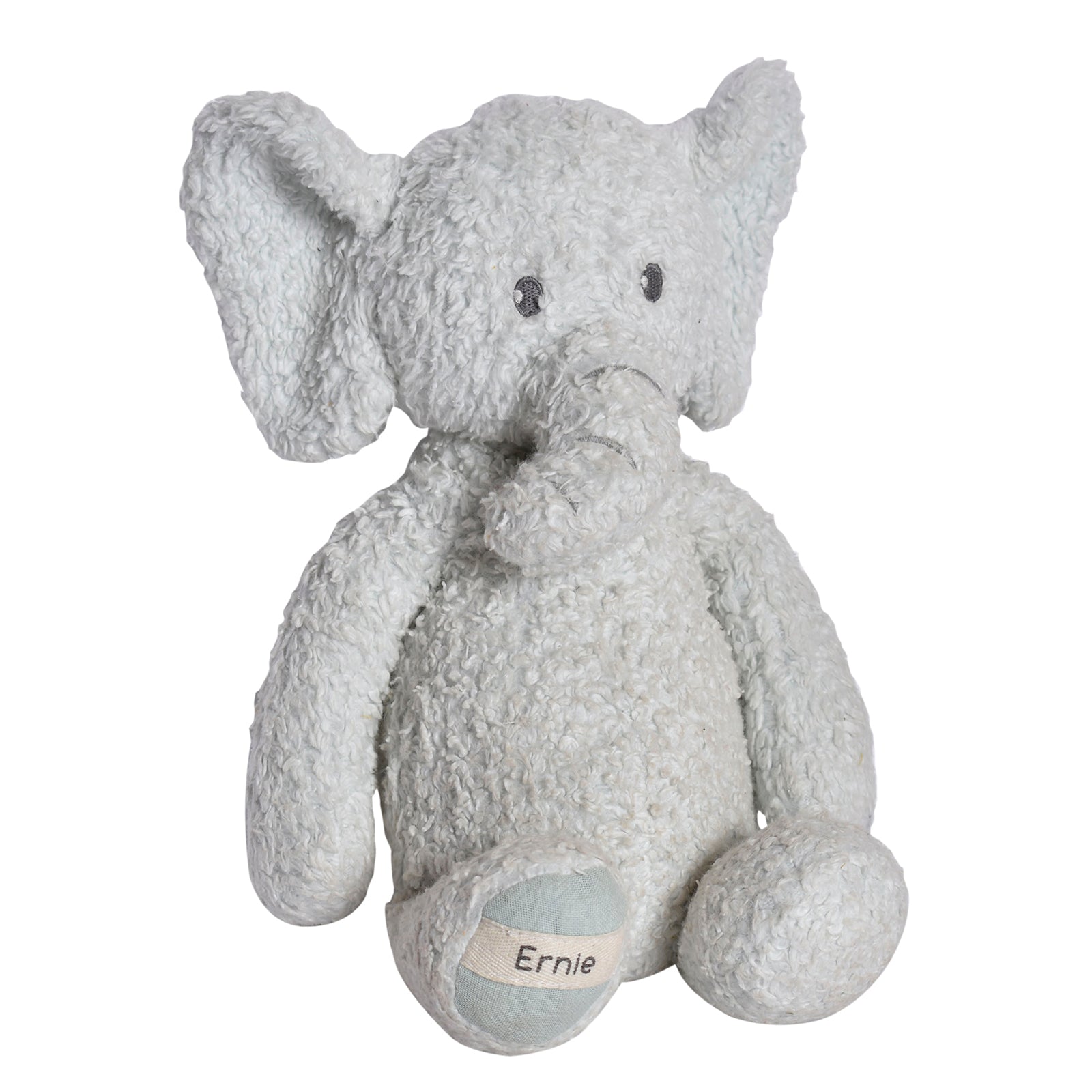 Ernie the Elephant Organic Plush Toy Tikiri Toys   