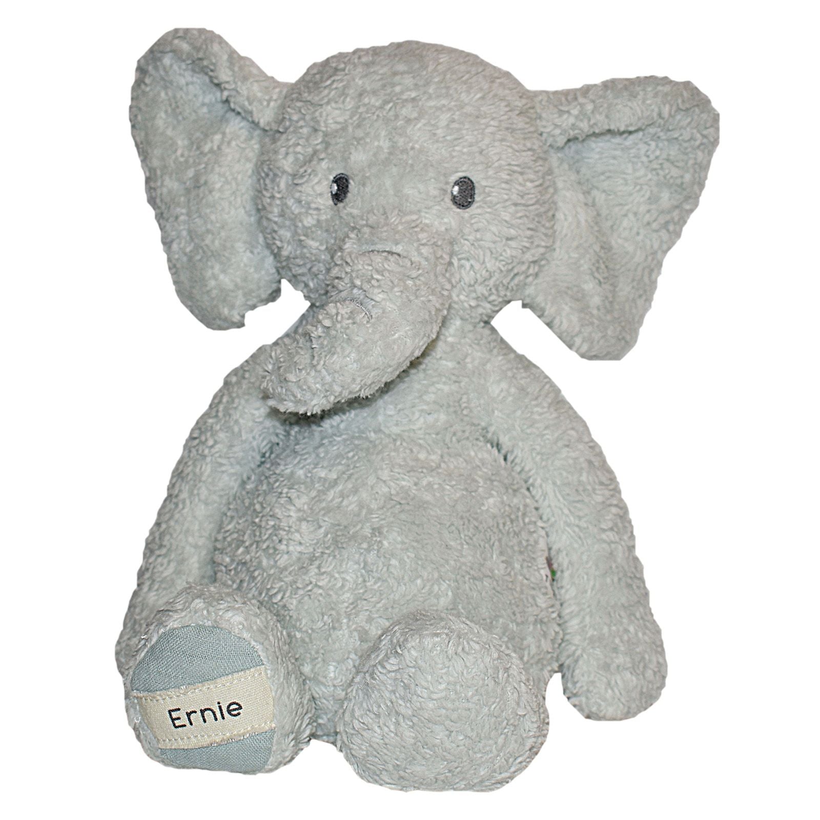 Ernie the Elephant Organic Plush Toy Tikiri Toys   