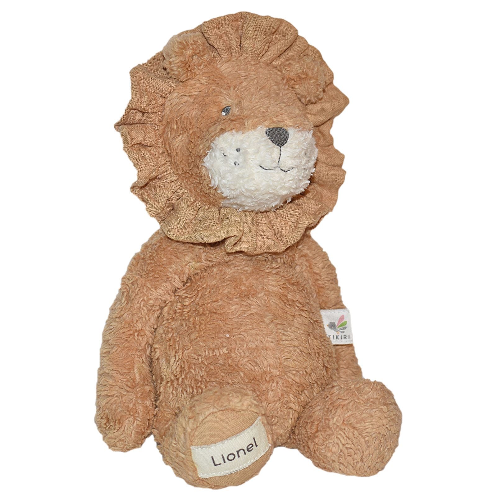 Lionel the Lion Organic Plush Toy Tikiri Toys   