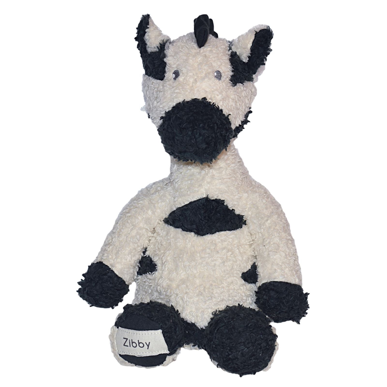 Zippy the Zebra Organic Plush Toy Tikiri Toys   