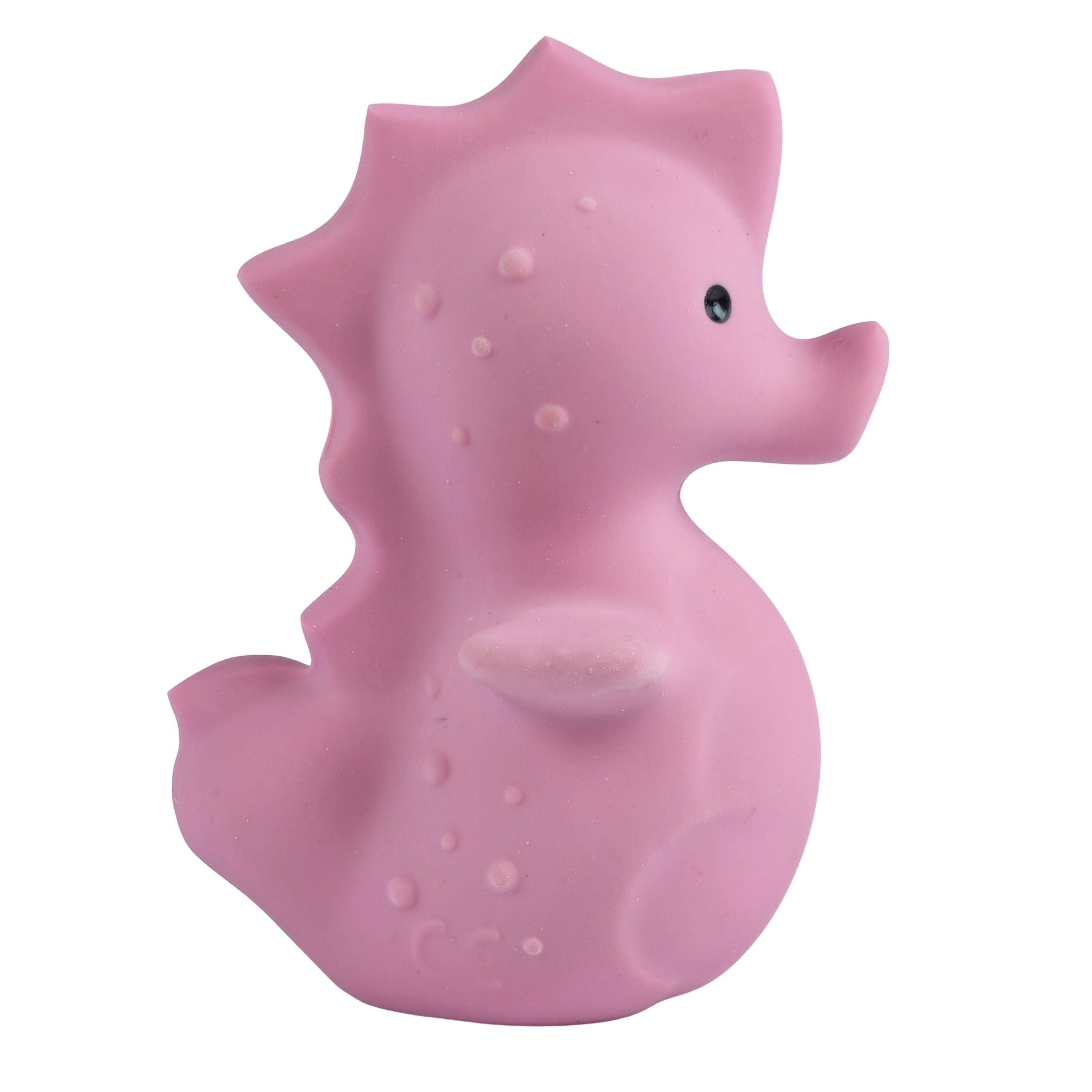 Sea Horse Organic Natural Rubber Rattle, Teether & Bath Toy Tikiri Toys   