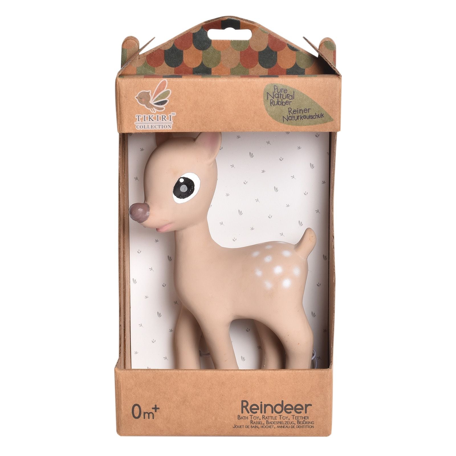 Ralphie Reindeer Rattle, Teether & Bath Toy Tikiri Toys   