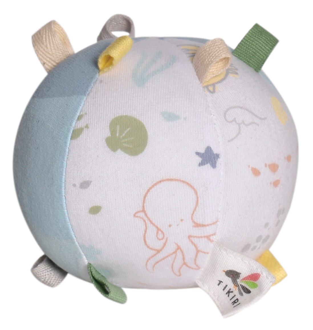 Ocean Organic Activity Ball With Rattle Tikiri Toys   