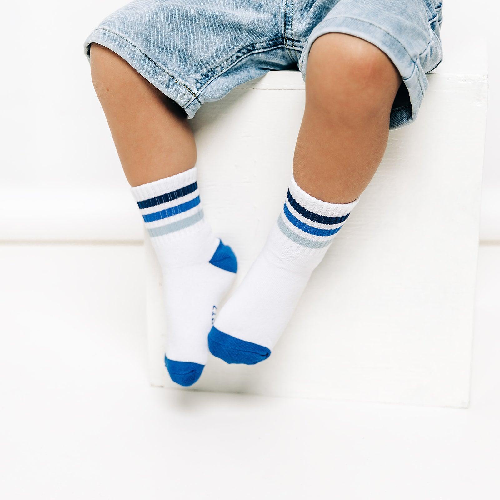 Blue Stripe Socks Rey to Z   