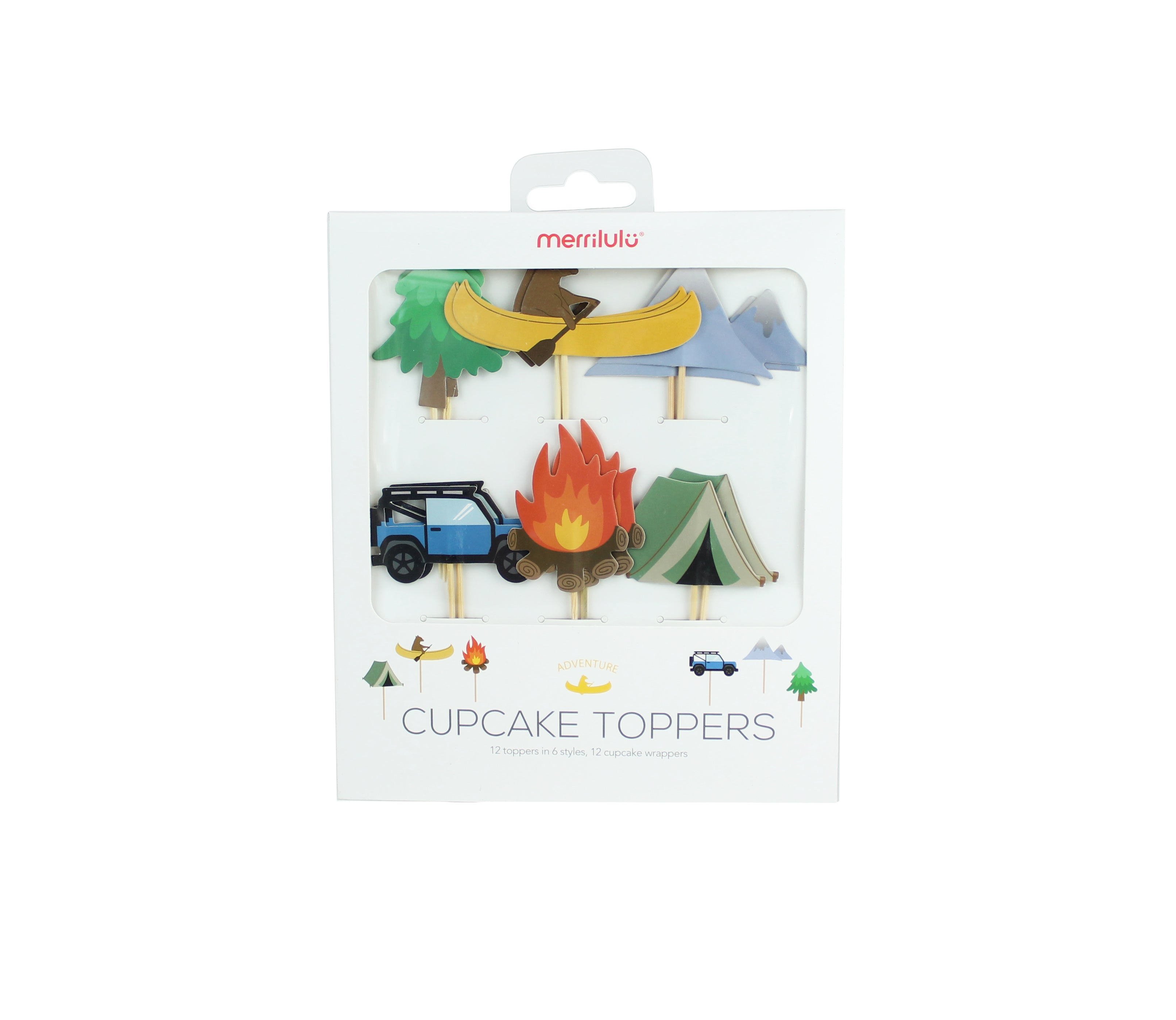 Adventure Cupcake Toppers & Wrappers, 12 Ct Merrilulu   