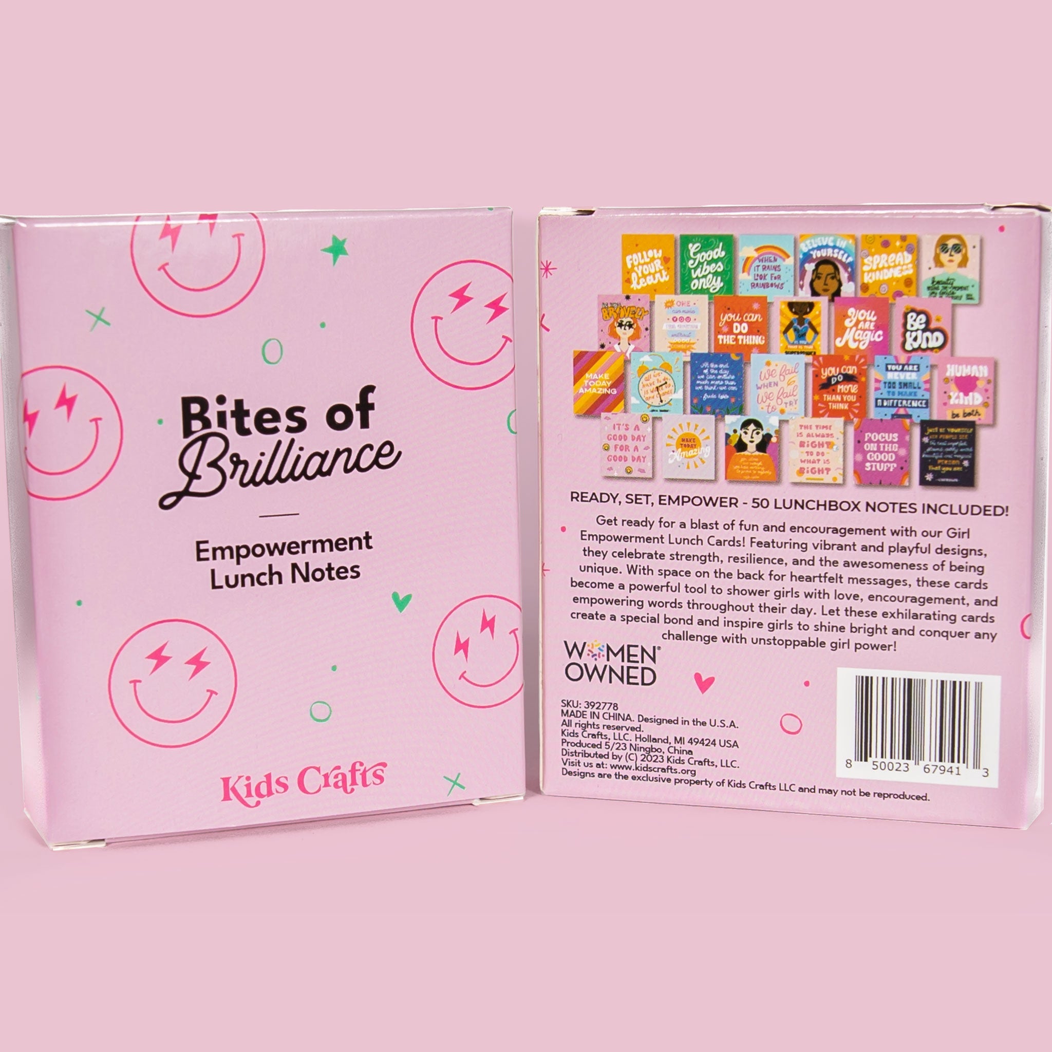 Bites of Brilliance Lunch Box Note Cards Kids Crafts   