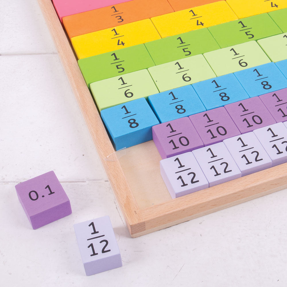 Fractions Tray Bigjigs Toys   