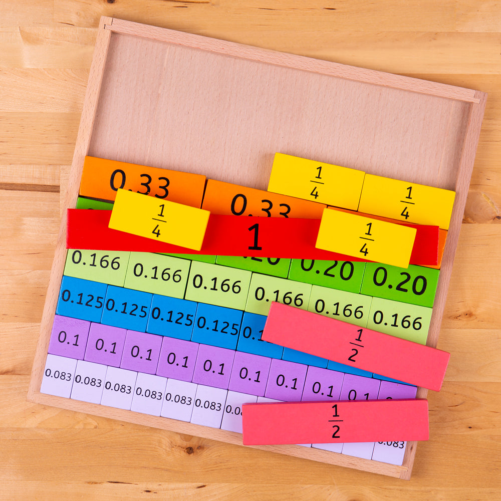 Fractions Tray Bigjigs Toys   