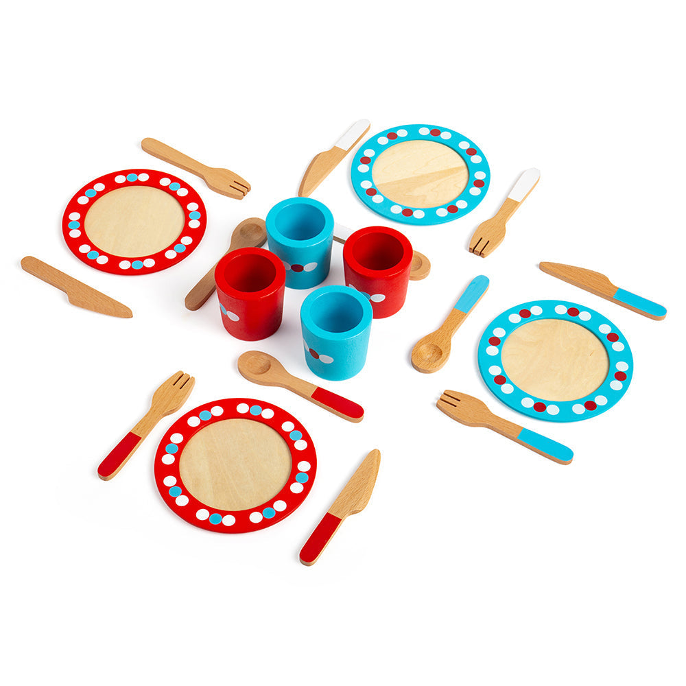 Dinner Service (20 Pieces) Bigjigs Toys   