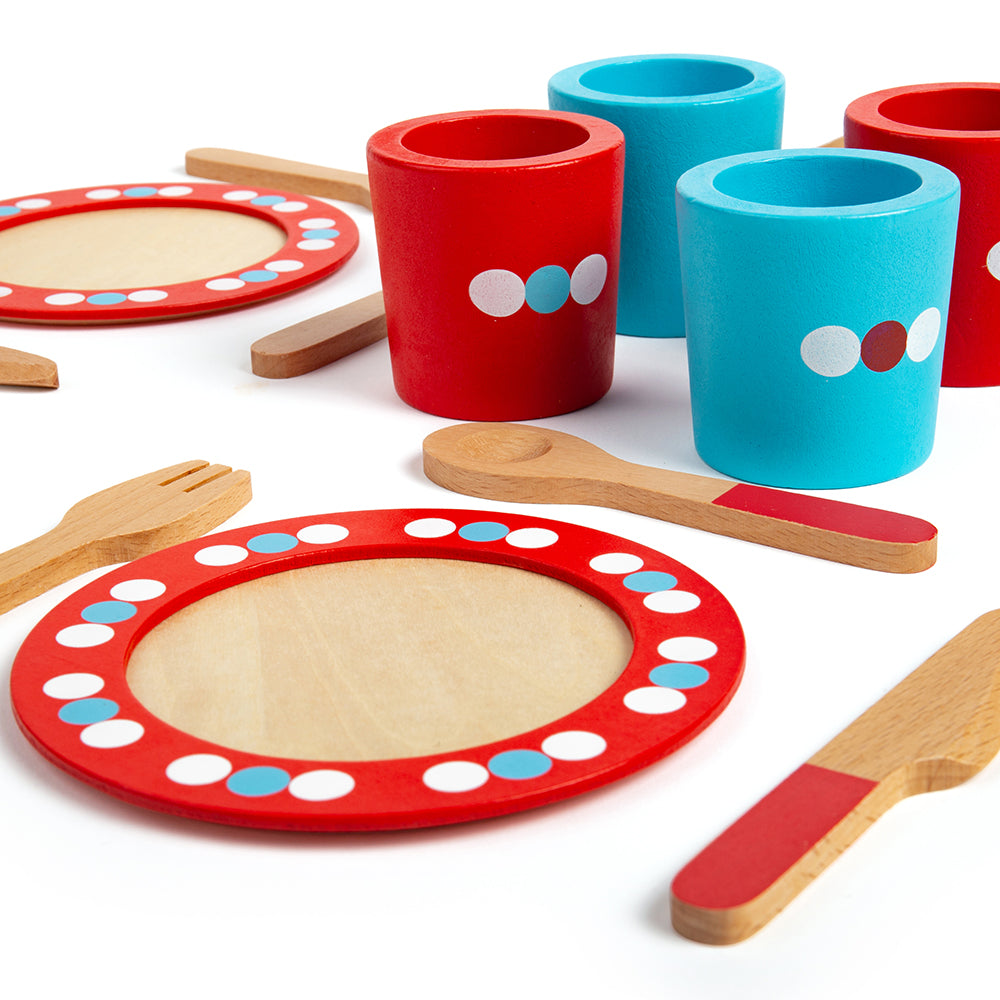 Dinner Service (20 Pieces) Bigjigs Toys   