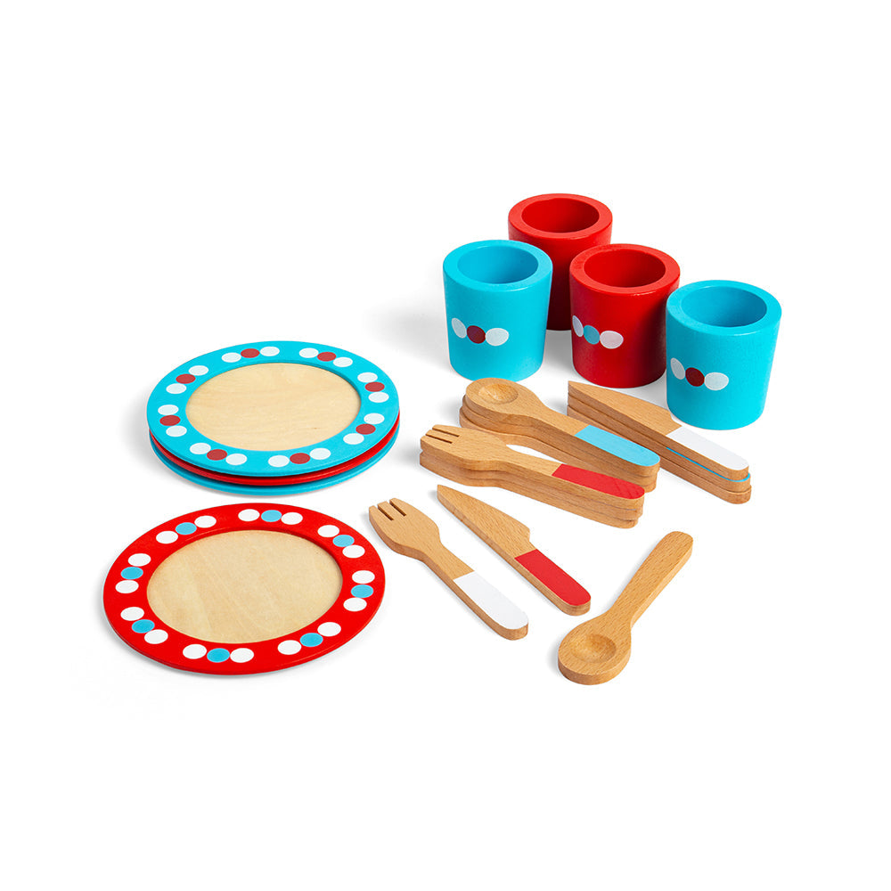 Dinner Service (20 Pieces) Bigjigs Toys   