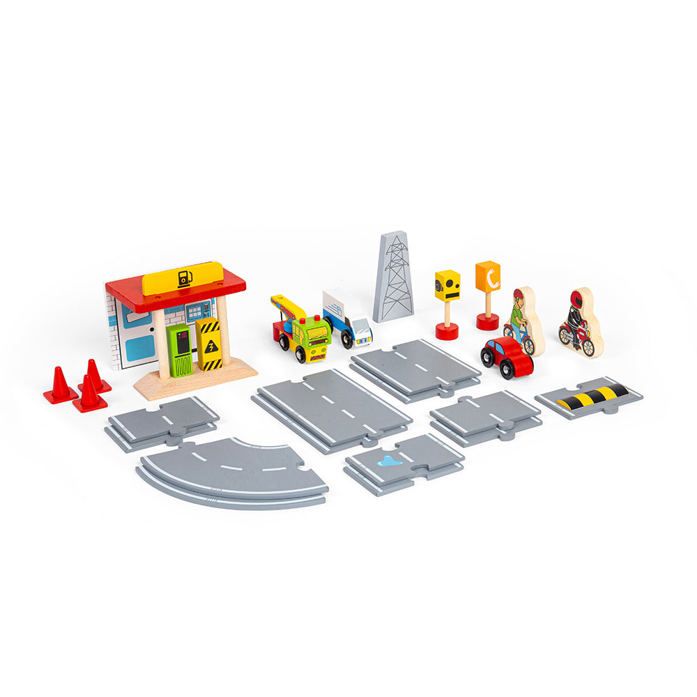 Roadway Accessory Pack Bigjigs Toys   