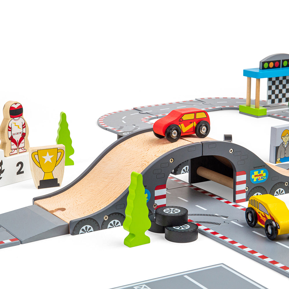 Roadway Race Day Bigjigs Toys   