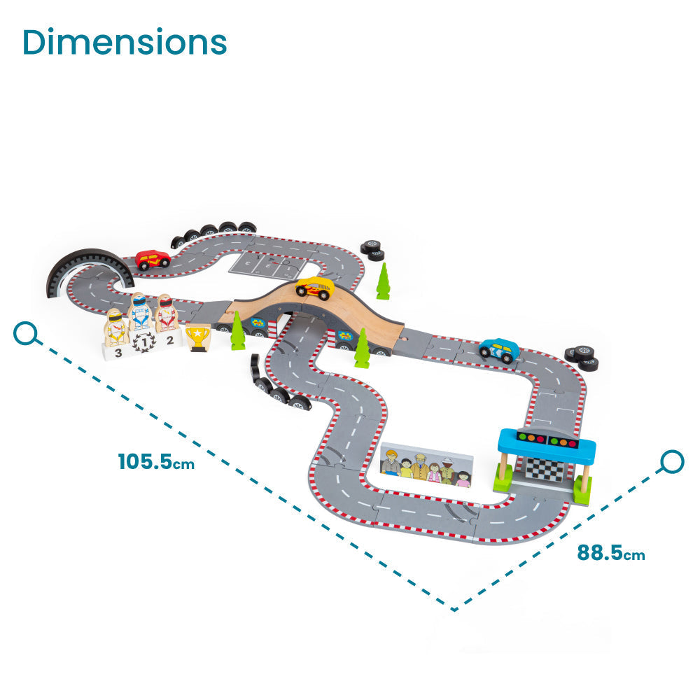 Roadway Race Day Bigjigs Toys   