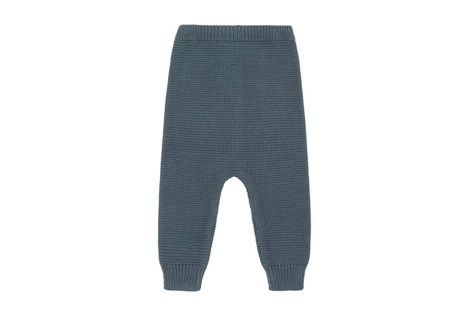 Organic Knit Trousers Vild House of Little NB Blue Stone - Palmetto Plant Dye 