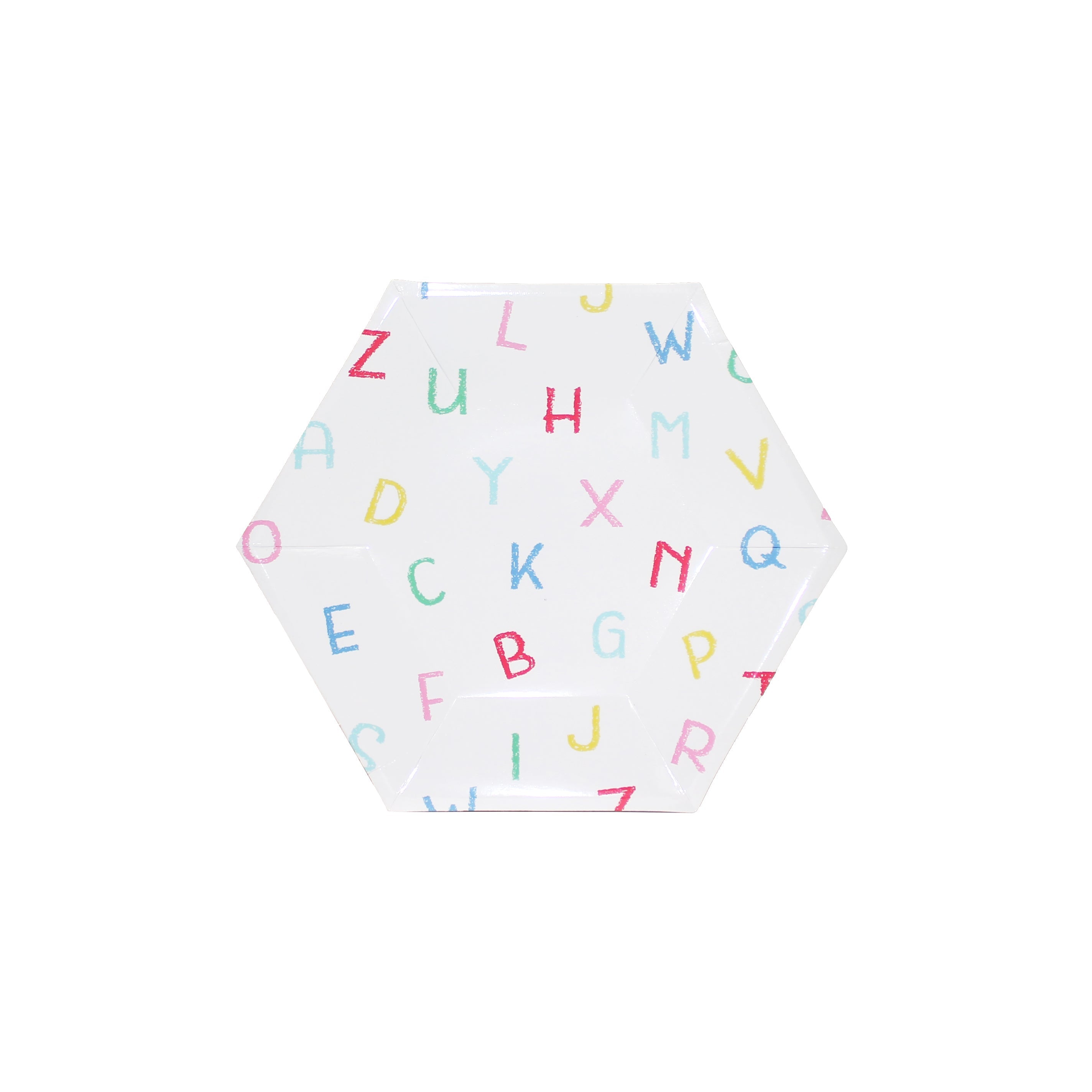 Back to School Small Alphabet Plates, 12 Ct Merrilulu   