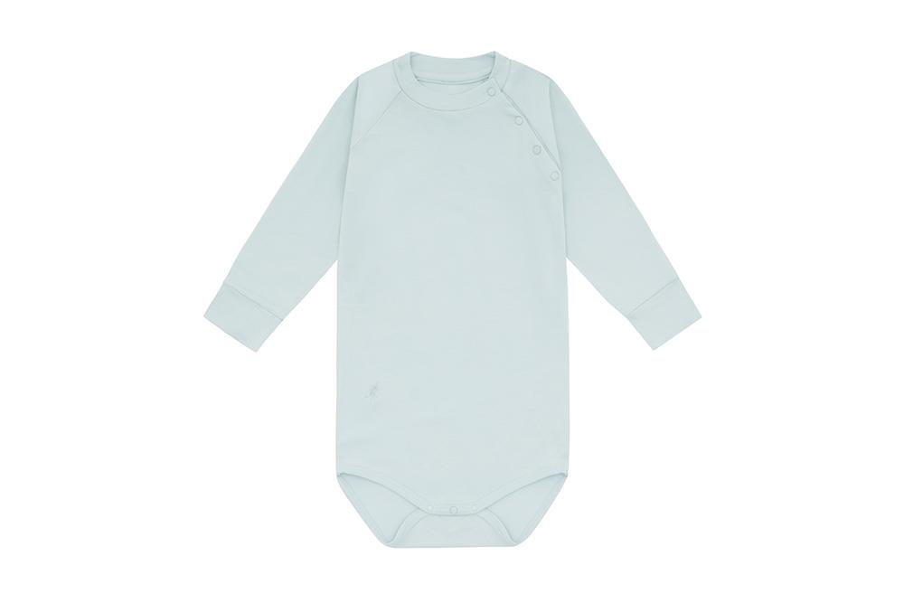 LS Bamboo Bodysuit Vild House of Little 0-3M Stubborn Blue 