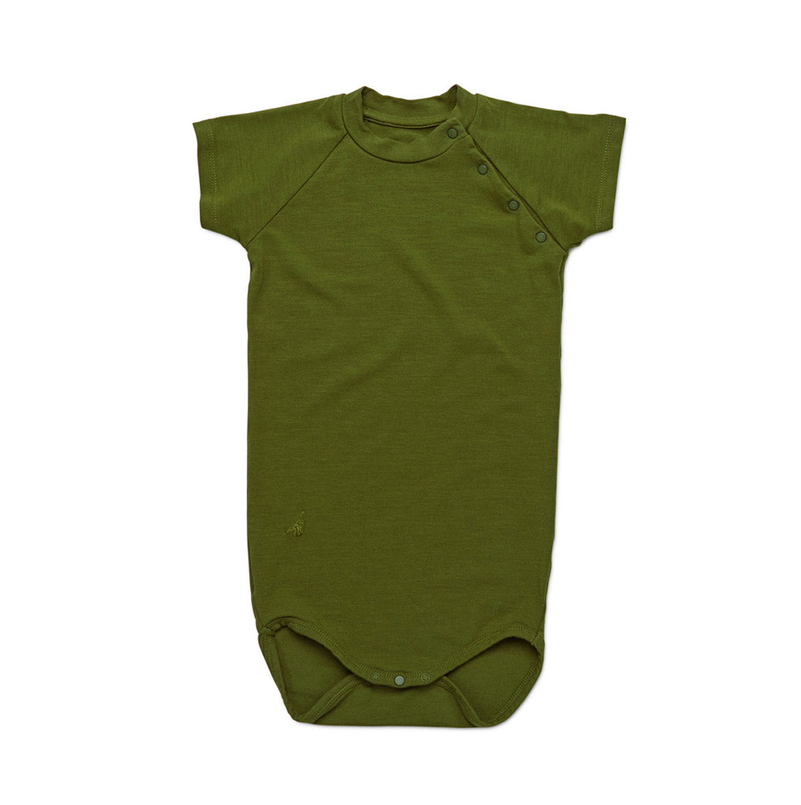 SS Bamboo Bodysuit Vild House of Little 0-3M Untamed Green 