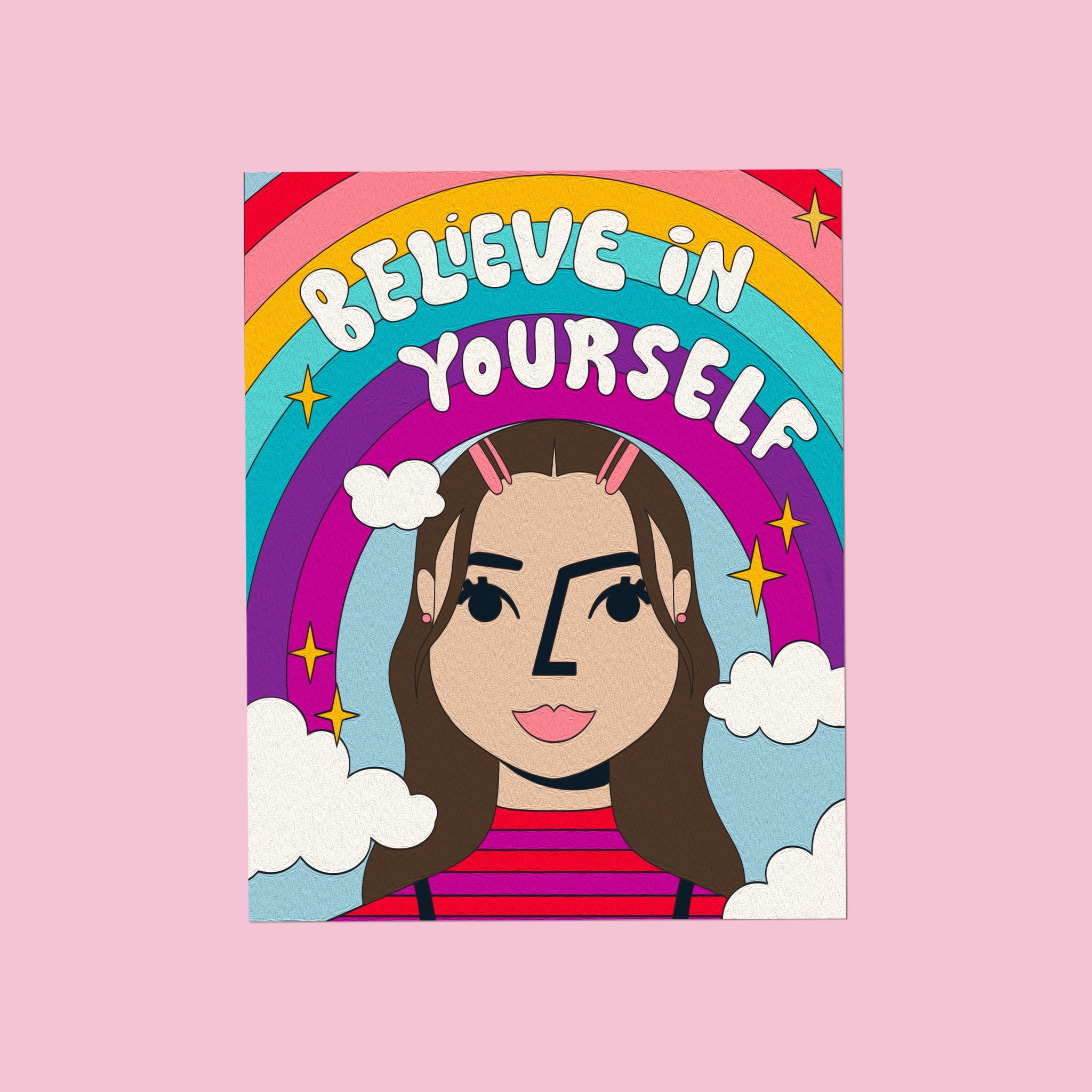 Paint by Number Craft: Believe in Yourself Kids Crafts   