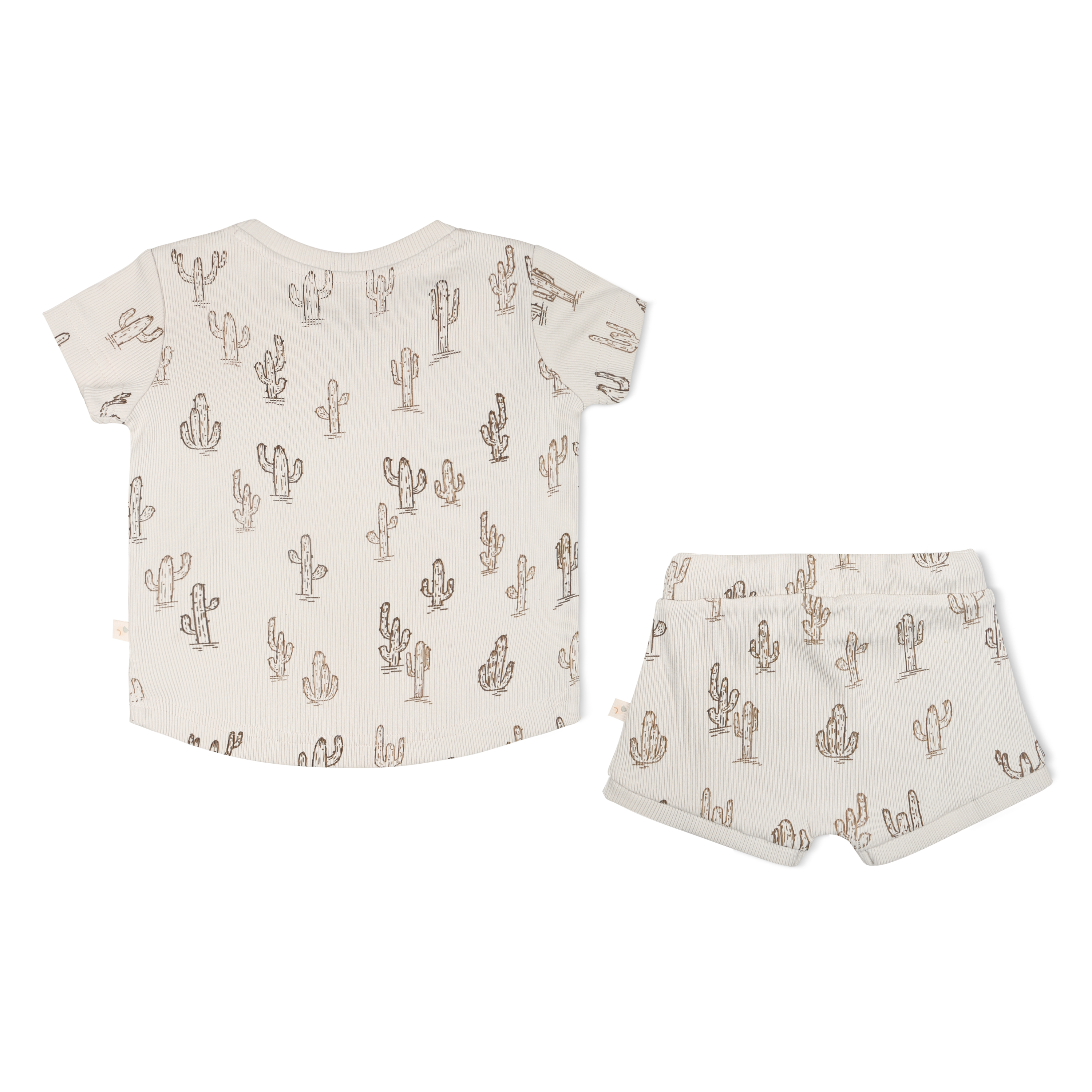 Organic Baby Toddler Tee and  Shorties Set - Cactus Makemake Organics   