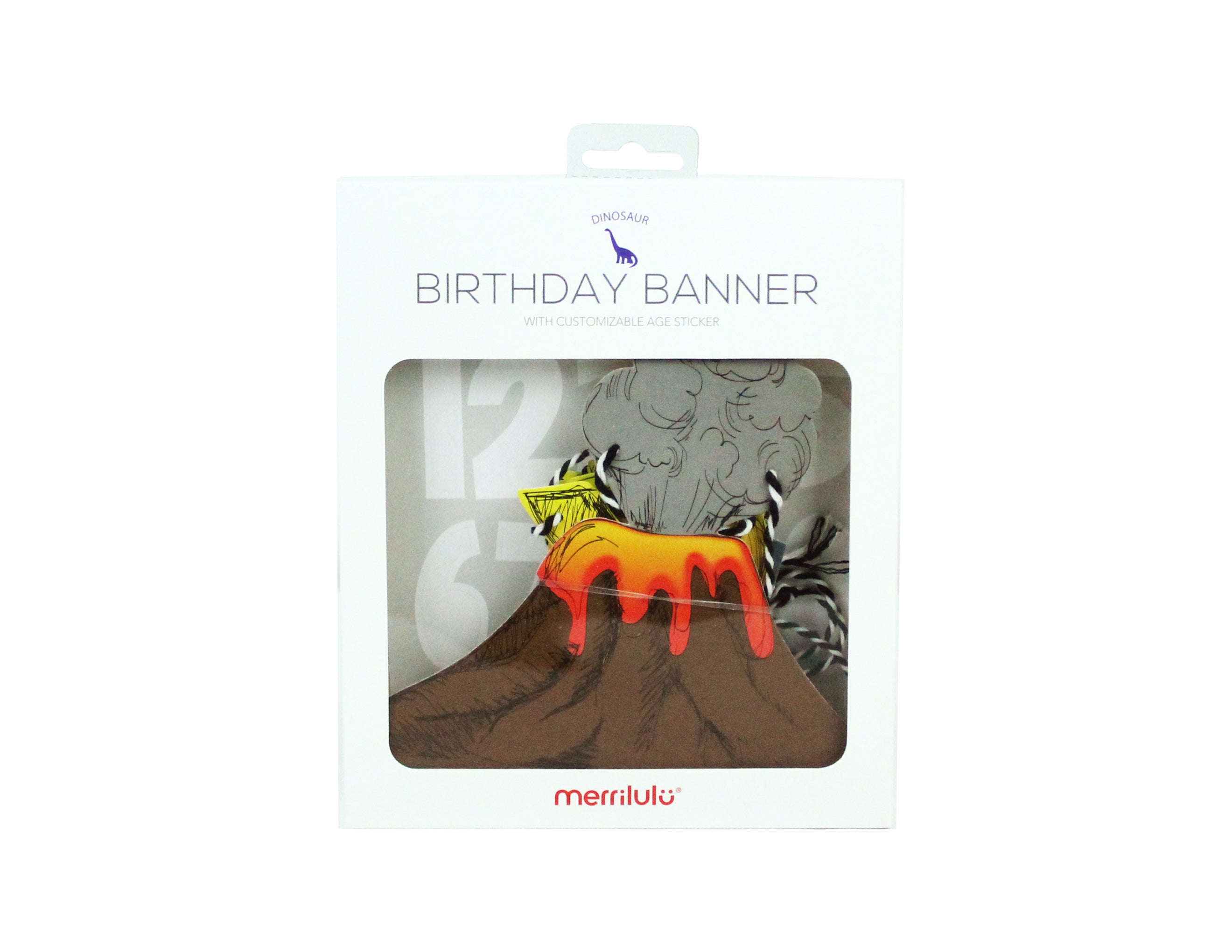 Dinosaur Happy Birthday Banner Merrilulu   