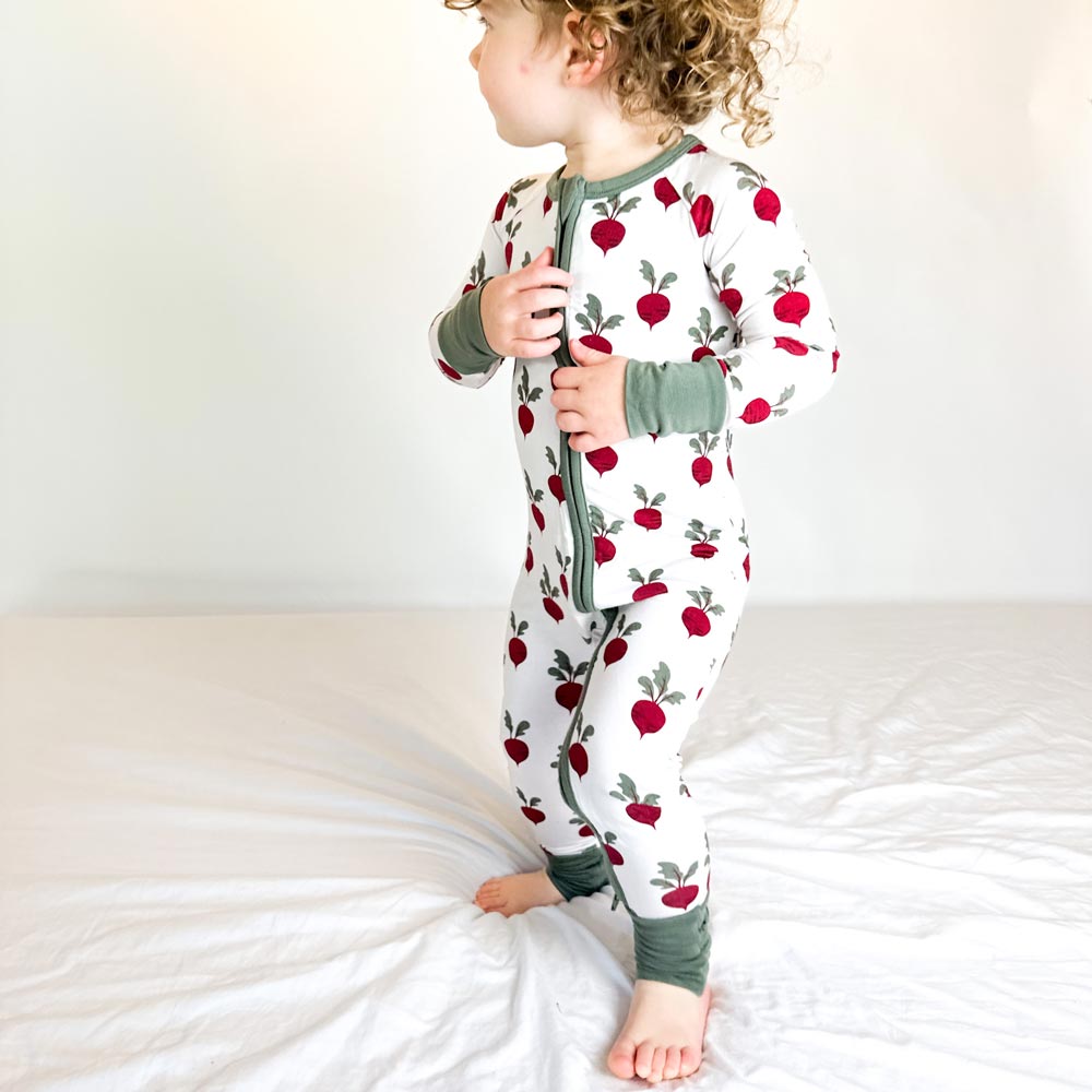 Harvest Zippered Romper Tiny Knot Co.   