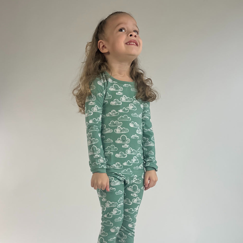 Happy Skies 2-Piece Pajamas Tiny Knot Co.   