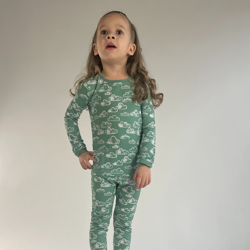 Happy Skies 2-Piece Pajamas Tiny Knot Co.   