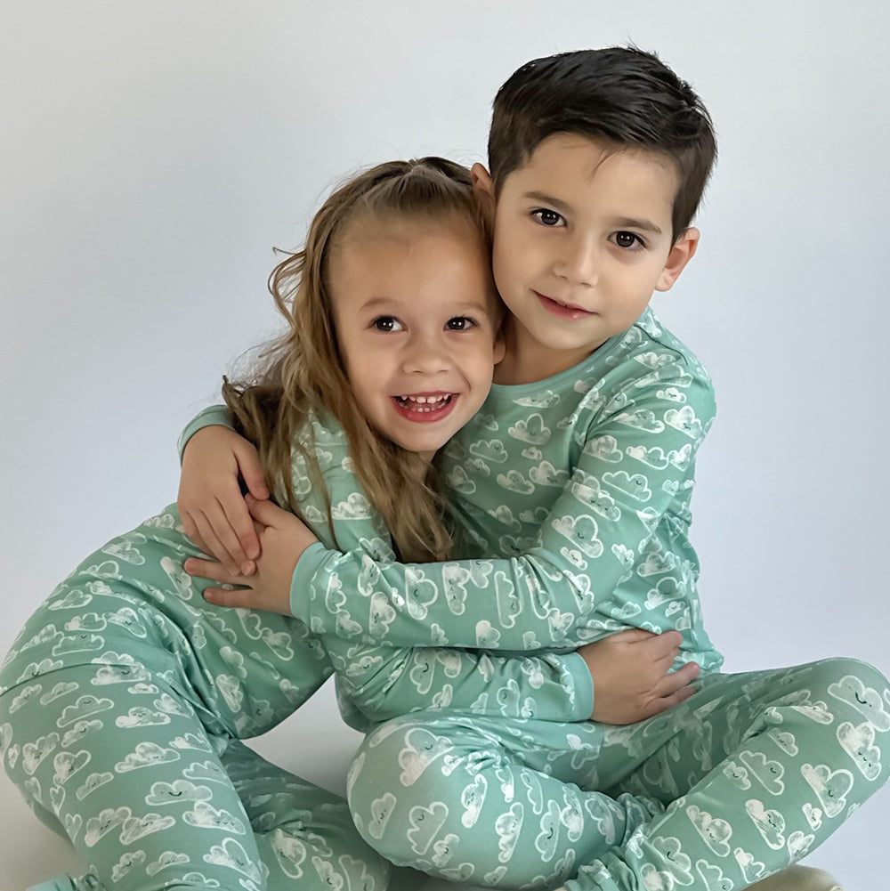 Blue Skies 2-Piece Pajamas Tiny Knot Co.   