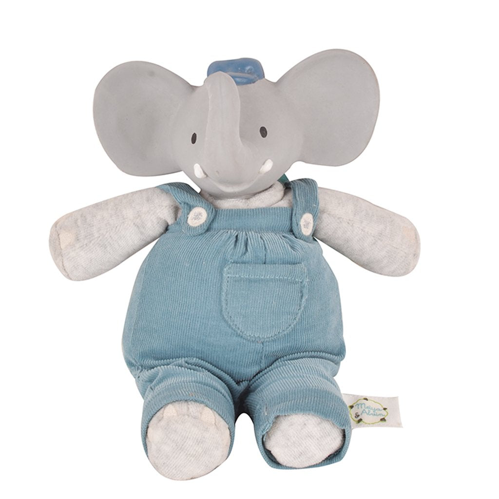 Alvin the Elephant - Organic Natural Rubber Head Toy Tikiri Toys   