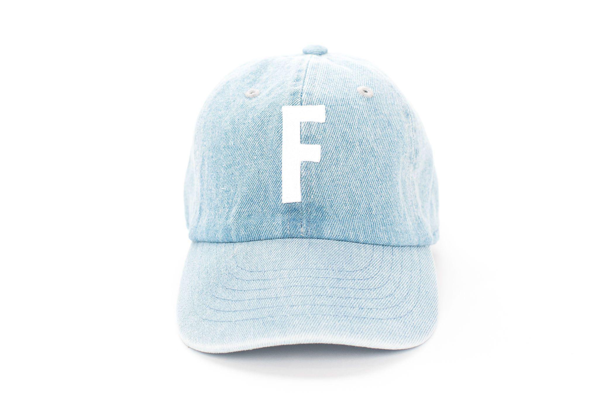 Denim Baseball Hat Rey to Z   