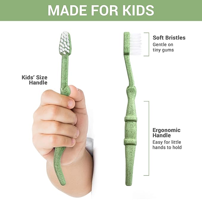 Roarex by Bliss'd: Eco-Friendly Kids Toothbrush - 2 Pack Bliss'd   