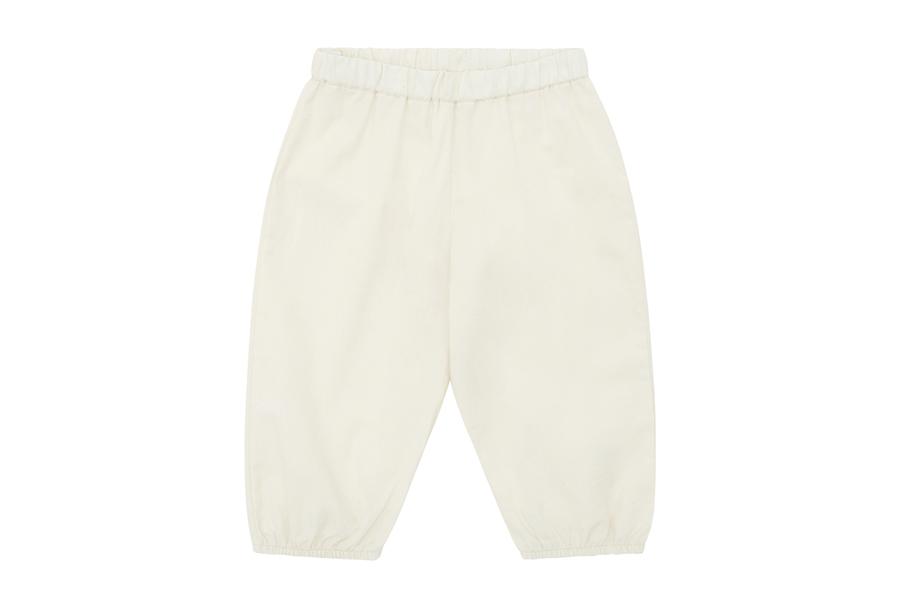 Organic Cotton Woven Balloon Trousers Vild House of Little 1-2Y Ecru - No Dye 