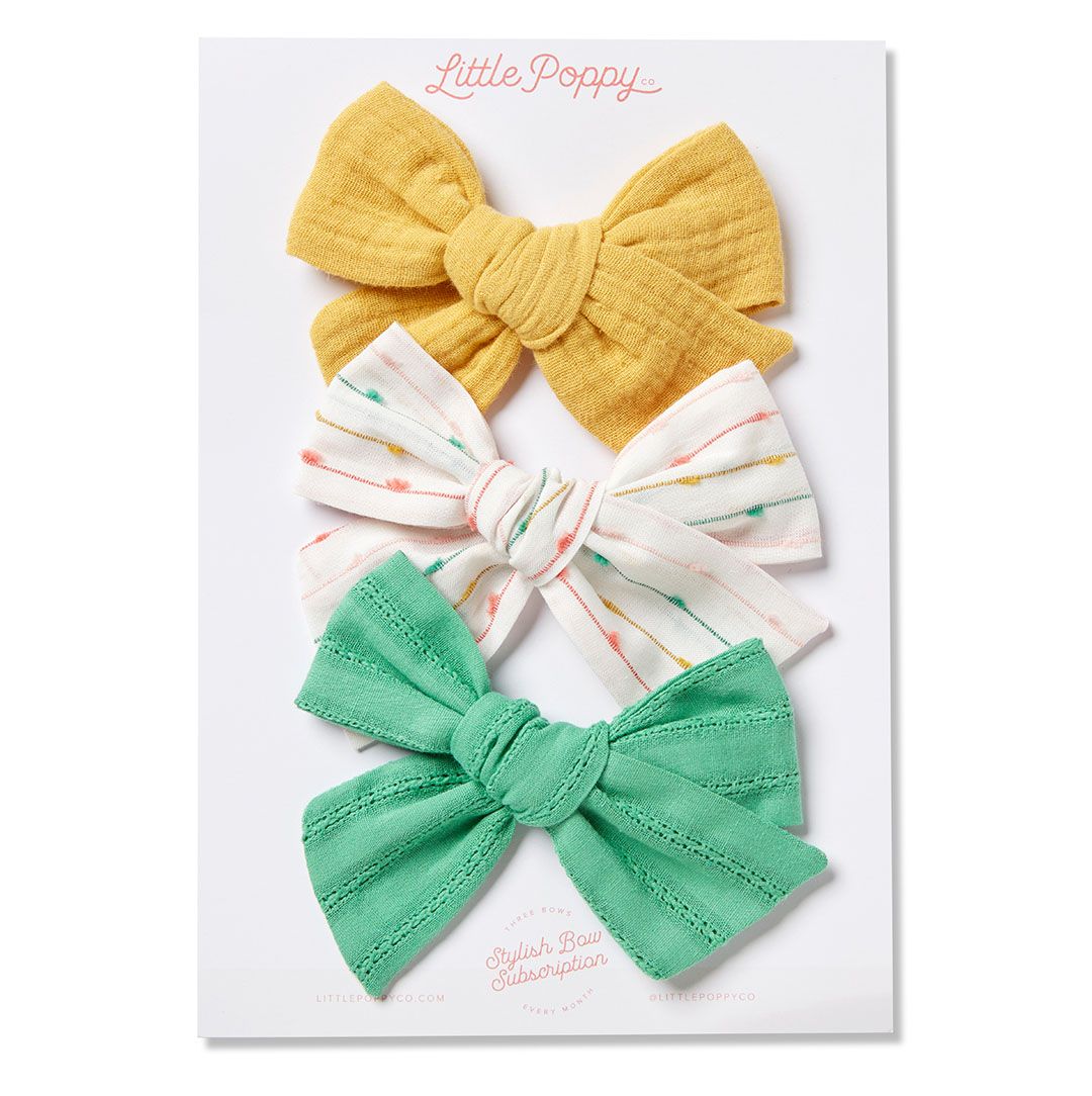 The Lou Headband Bow Set Little Poppy Co.   