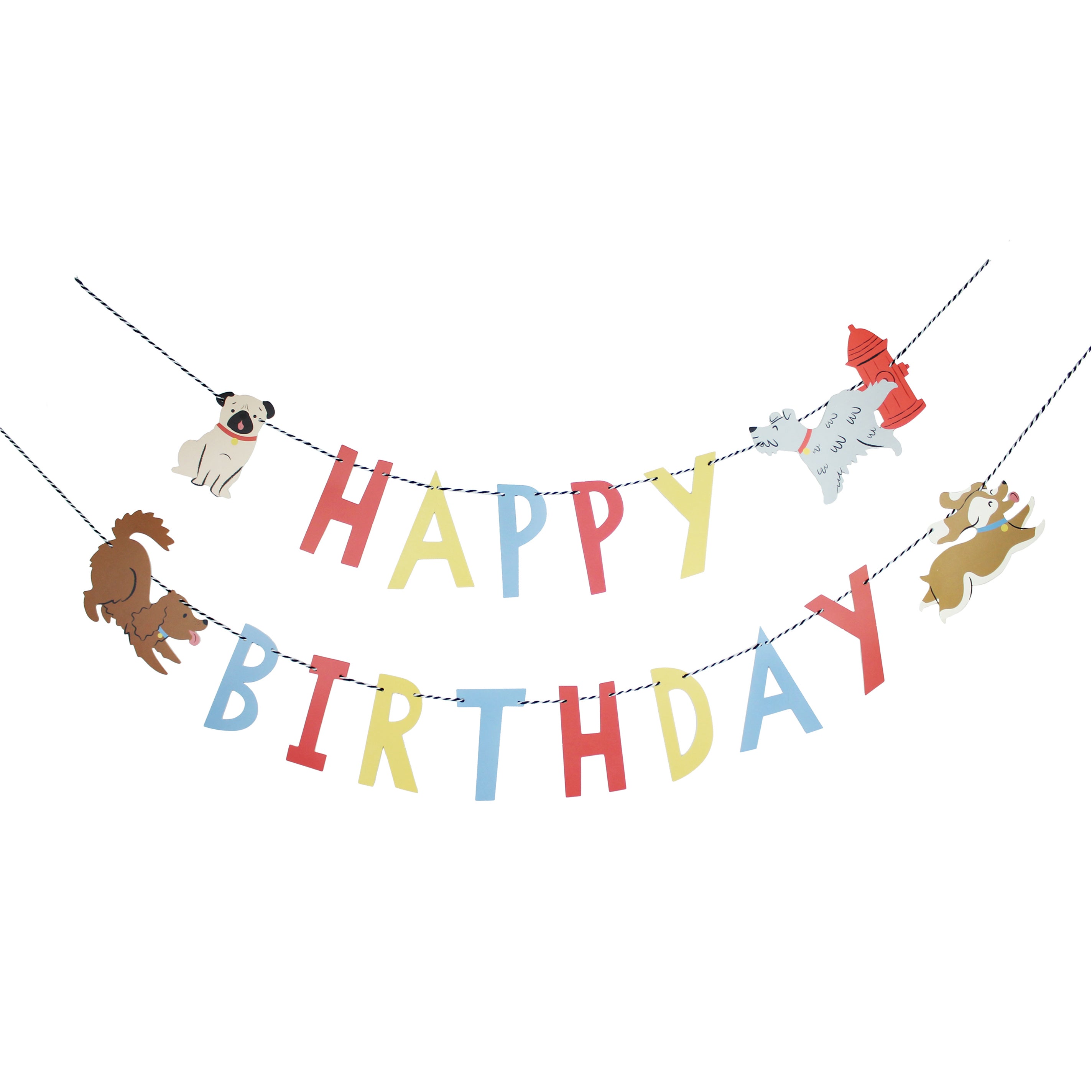 Dog Happy Birthday Banner Merrilulu   