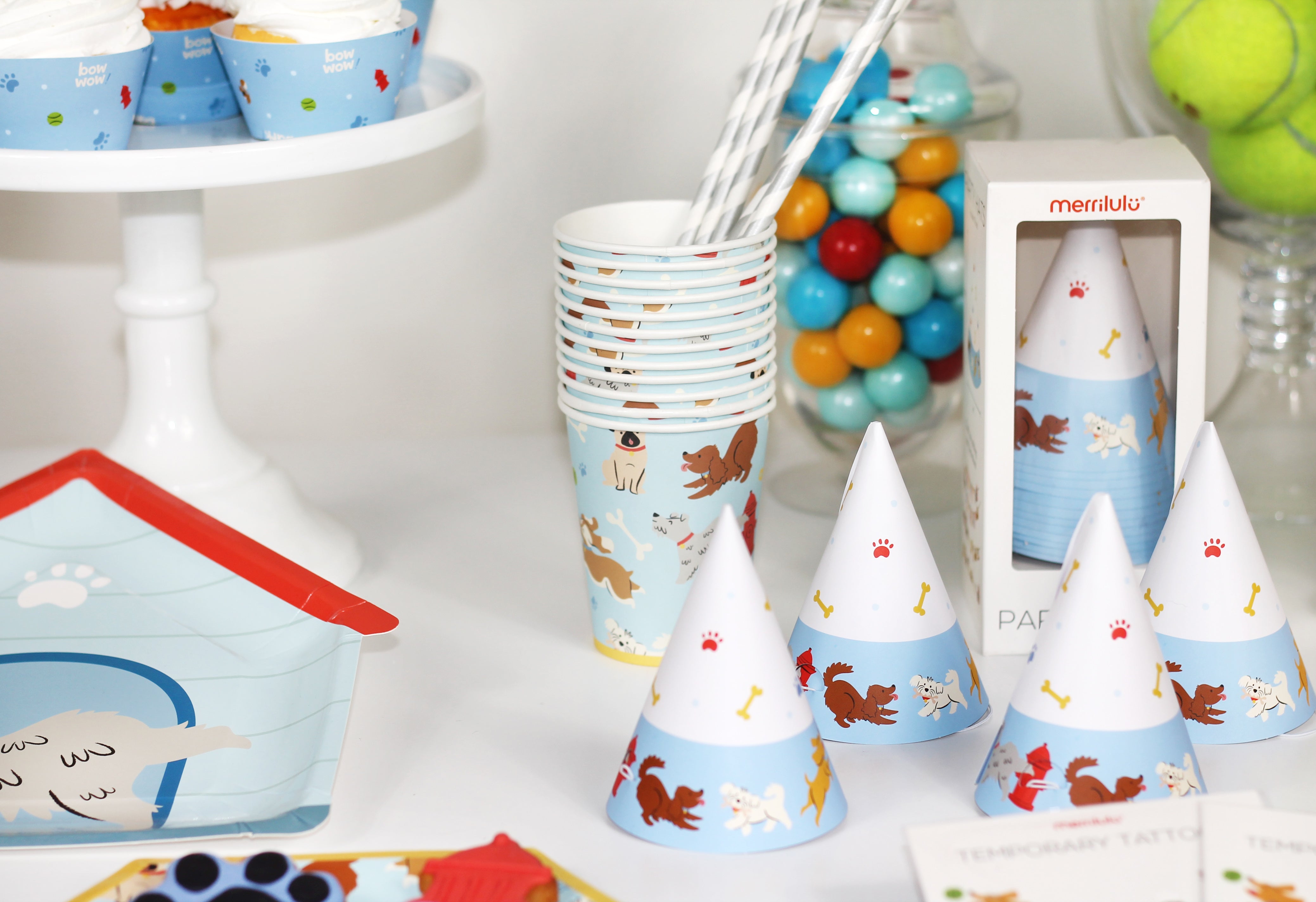 Dog Party Cups, 12 Ct Merrilulu   