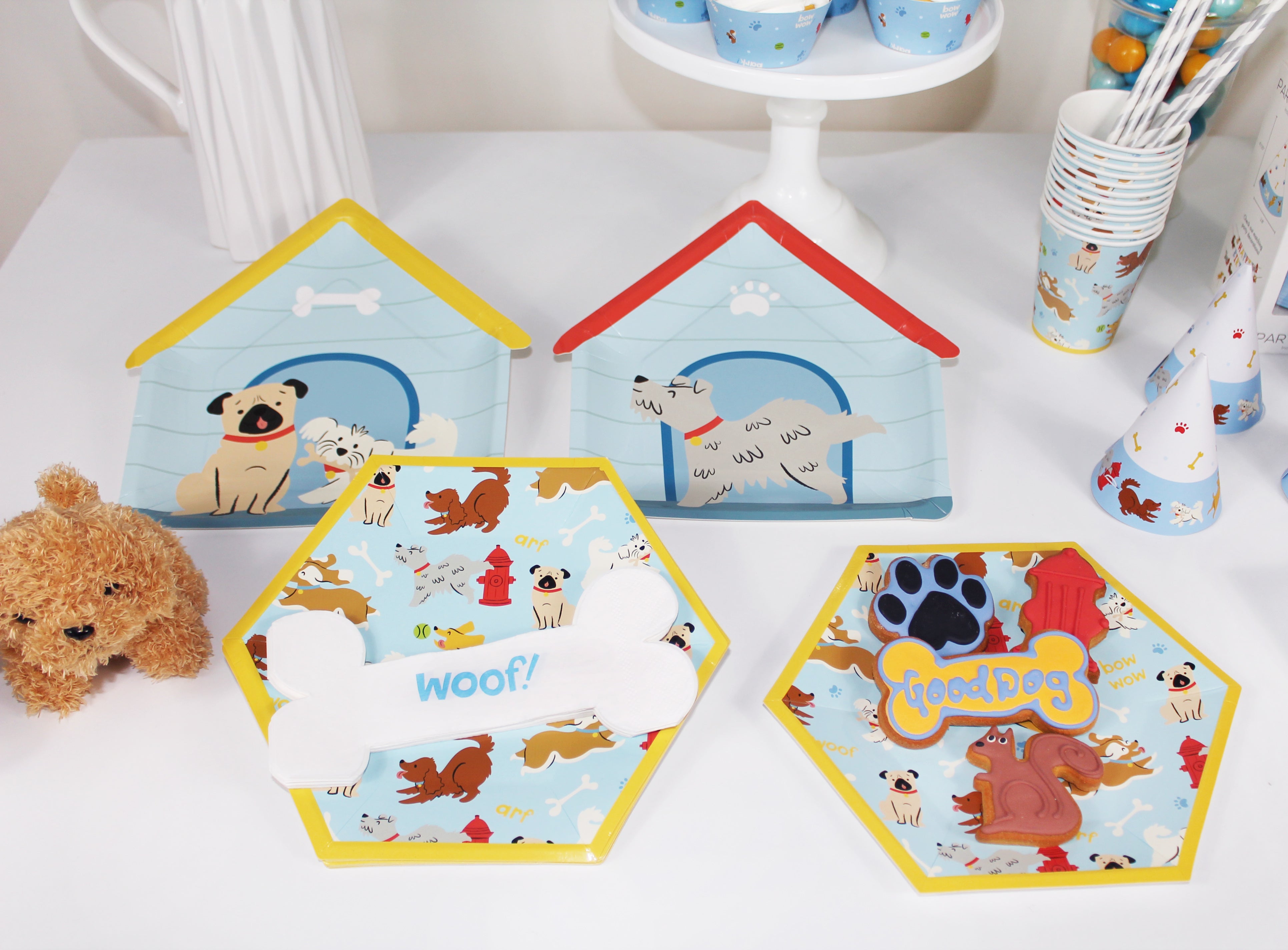 Dog House Party Plates, 12 Ct Merrilulu   