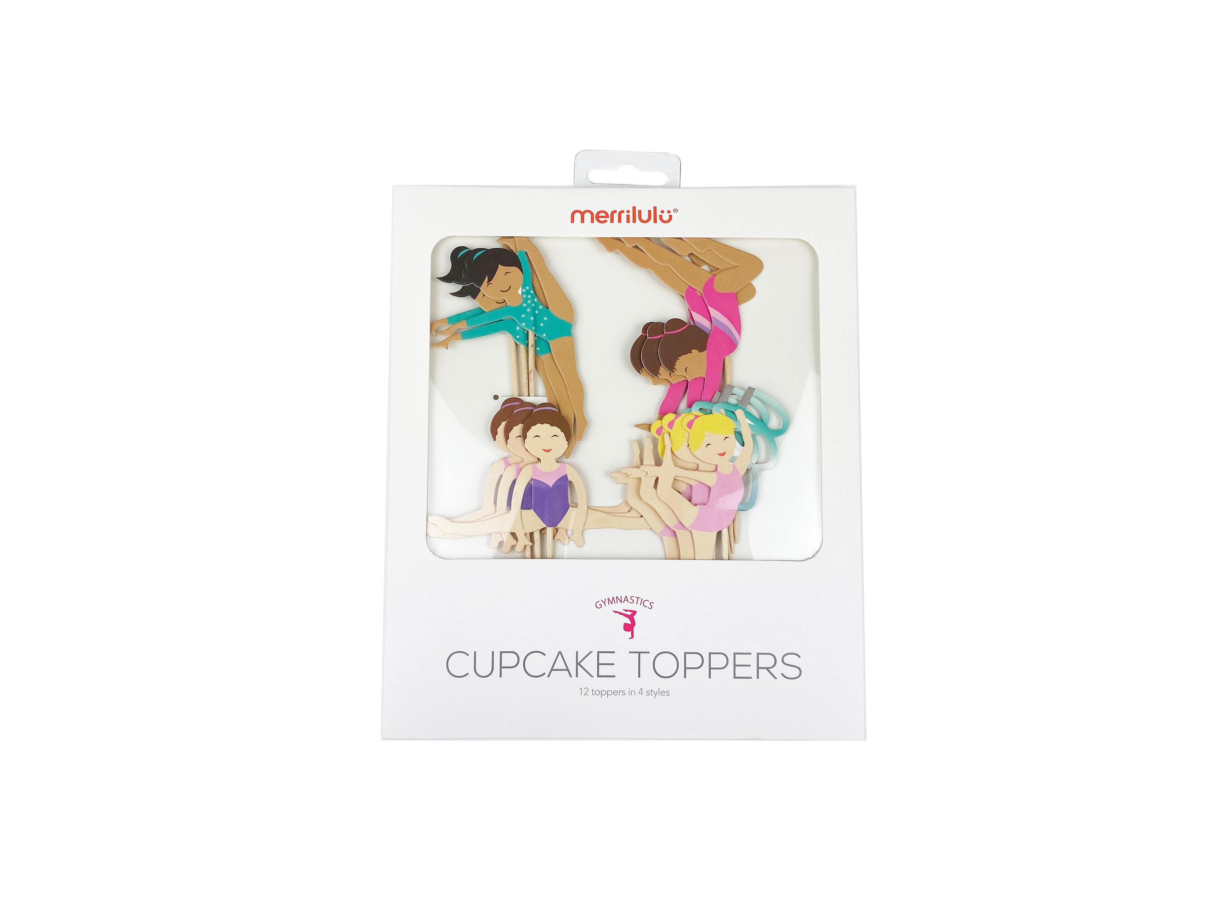 Gymnastics Cupcake Toppers & Wrappers, 12 Ct Merrilulu   