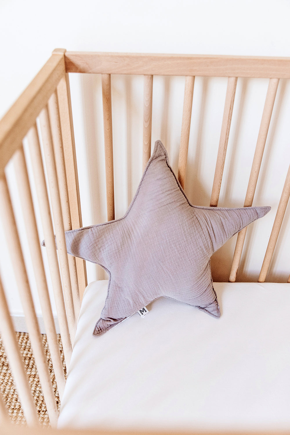 Star Cushion- Grey Erawan Malabar Baby   