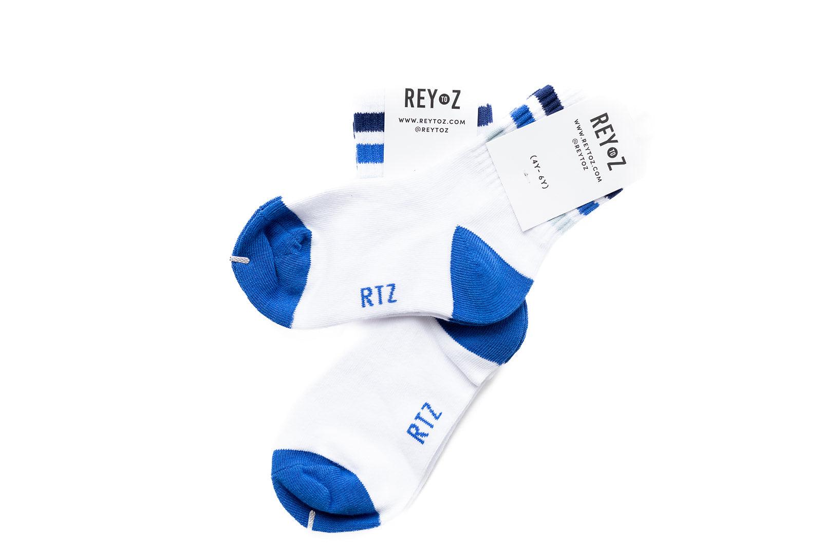 Blue Stripe Socks Rey to Z   