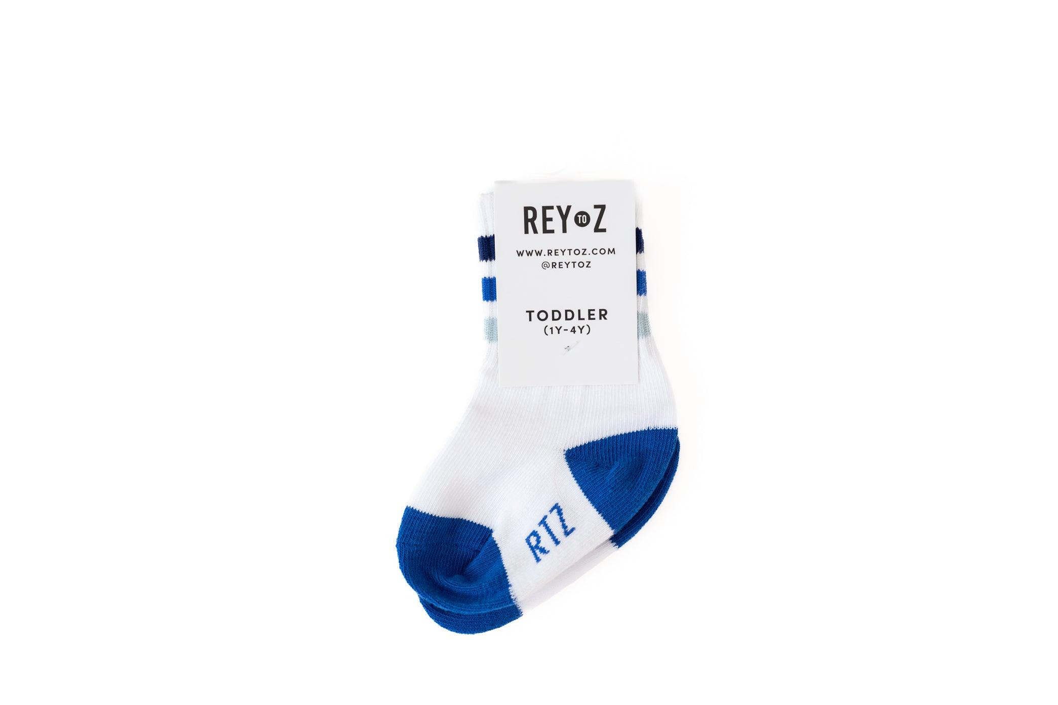 Blue Stripe Socks Rey to Z   